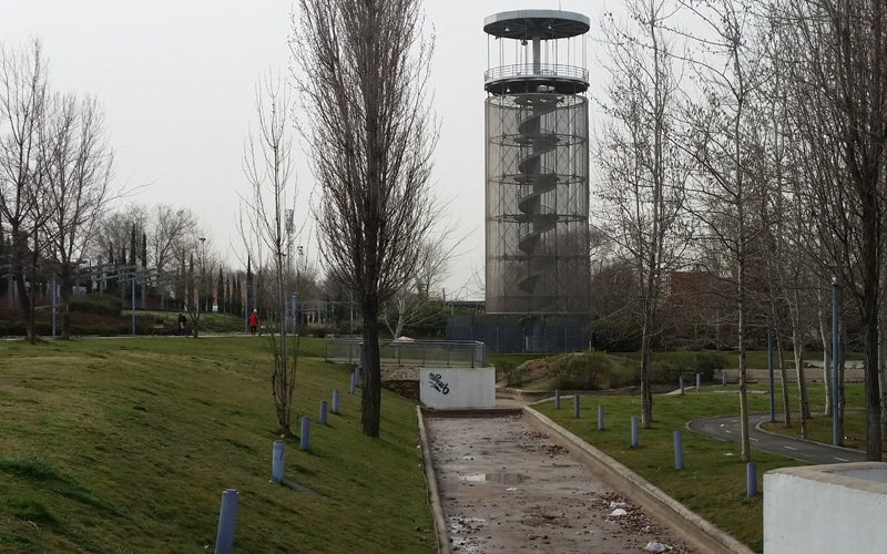 La torre mirador del Parque Lineal podrá visitarse a partir de abril