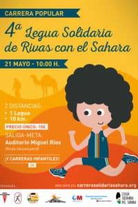Cartel IV Legua Solidaria Rivas con el Sahara