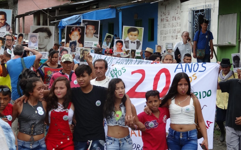 Comunidad de Paz de San José de Apartadó, en su vigésimo aniversario