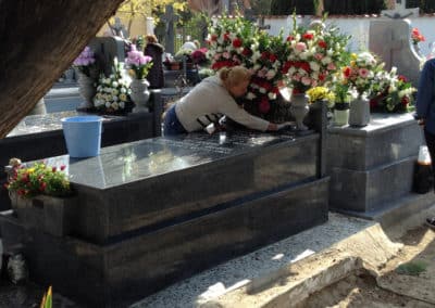 Día de Todos los Santos en el cementerio de Rivas Vaciamadrid (Fuente; Diario de Rivas)