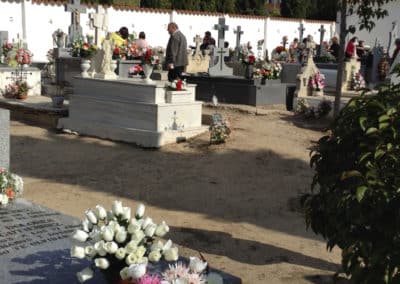Día de Todos los Santos en el cementerio de Rivas Vaciamadrid (Fuente; Diario de Rivas)