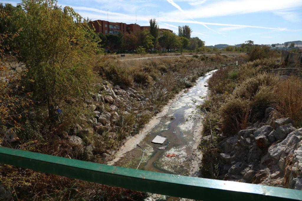 Recorrido de la propuesta de ciclovía entre el Retiro y la Vía Verde del Tajuña. Arroyo de Los Migueles (Fuente: Asociación Ciclovía).