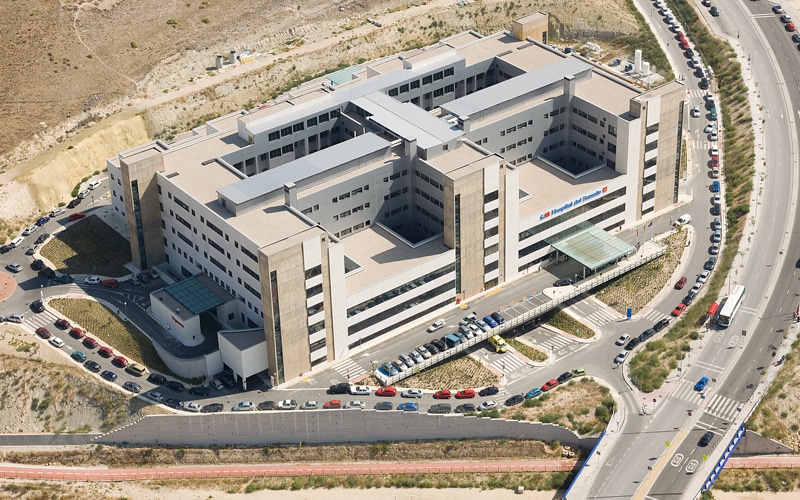 Foto aérea del hospital del Sureste (Fuente: Comunidad de Madrid)