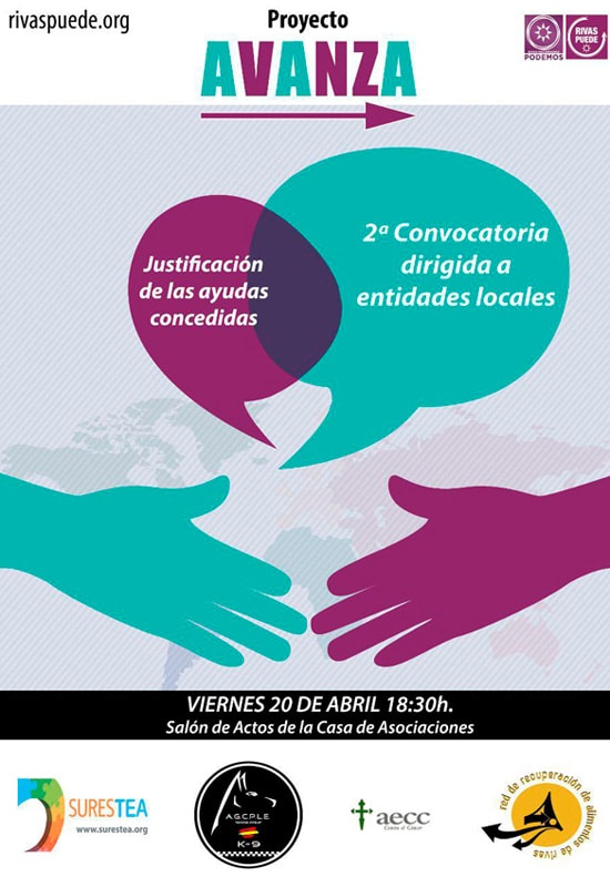 Presentación de la segunda edición del Proyecto Avanza de Rivas Puede