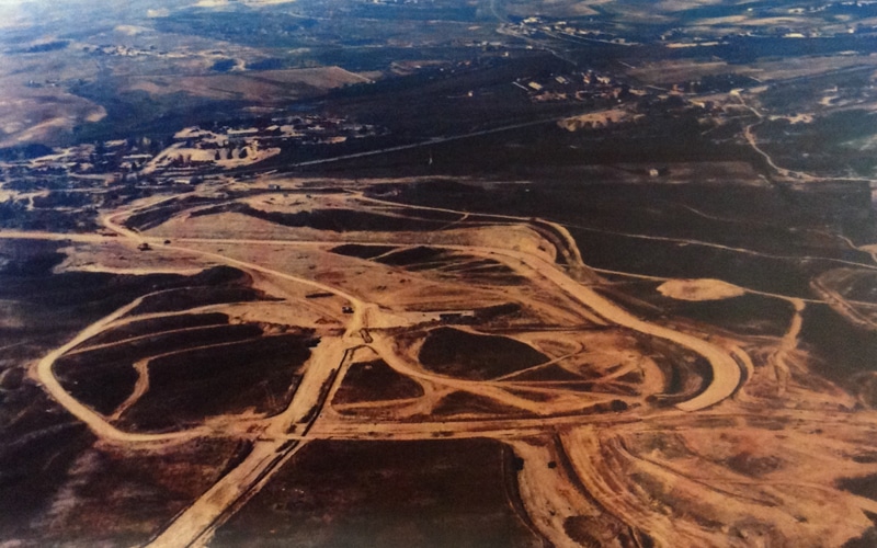 Foto aérea histórica de Covibar (Fuente: Covibar)