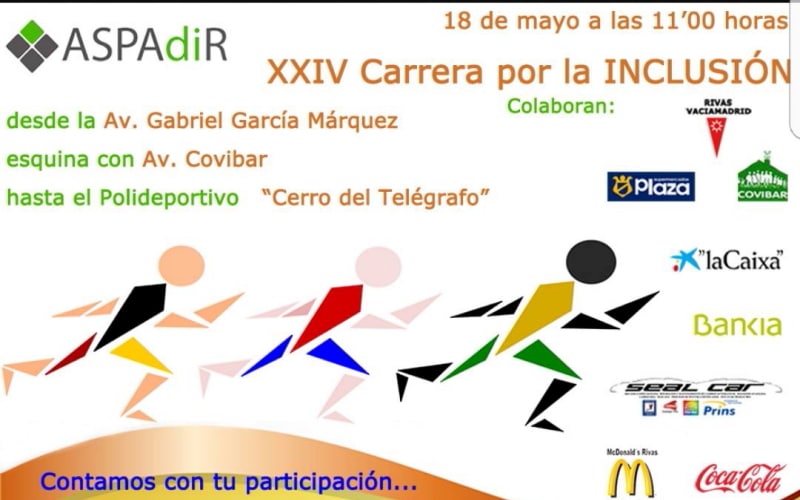 Aspadir celebra la XXIV Carrera por la Inclusión con más de 1.500 participantes inscritos