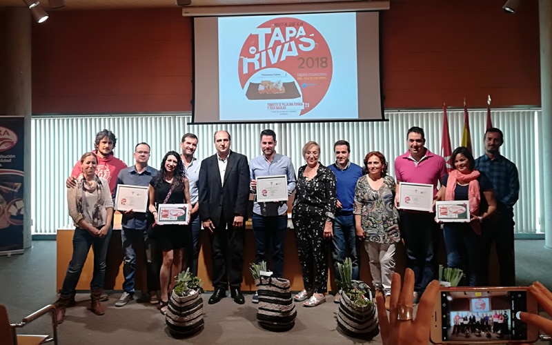 Premios de la III Ruta de la Tapa de Rivas