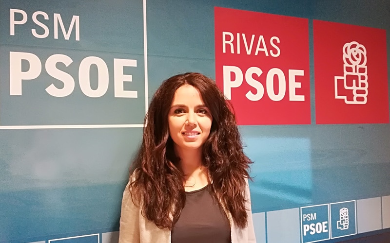 Mónica Carazo, secretaria general del PSOE de Rivas
