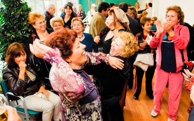 Imagen de una fiesta dedicada a las personas mayores de Rivas. Imagen facilitada por el Ayuntamiento.