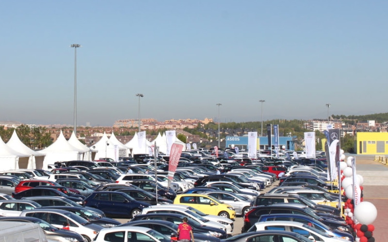Imagen de la II Feria del Automóvil de Rivas Vaciamadrid.