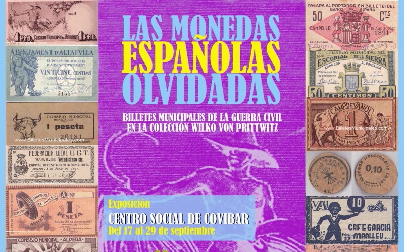 Cartel de la exposición Las Monedas Olvidadas