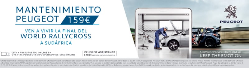 Promoción mantenimiento Peugeot Iluscar