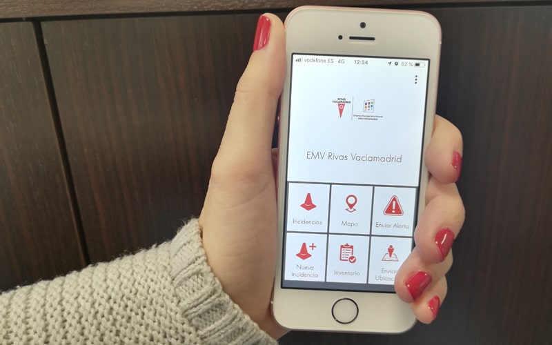 La ‘app’ de servicio, la forma más rápida de comunicarse con la EMV de Rivas para los inquilinos