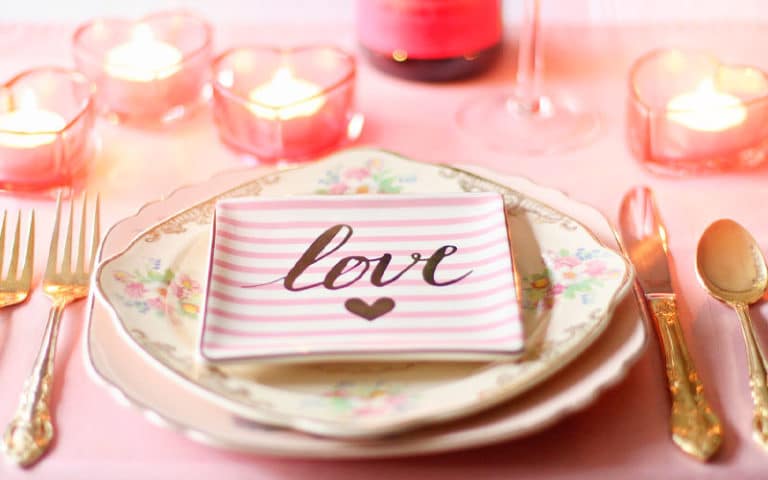 Mesa de San Valentín