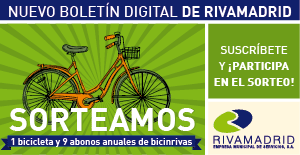 Rivamadrid sortea una bicicleta y 9 abonos de BicinRivas entre los nuevos suscriptores a su boletín