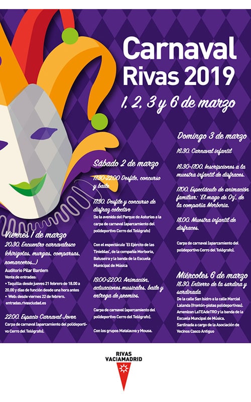 Cartel Carnaval 2019 Rivas