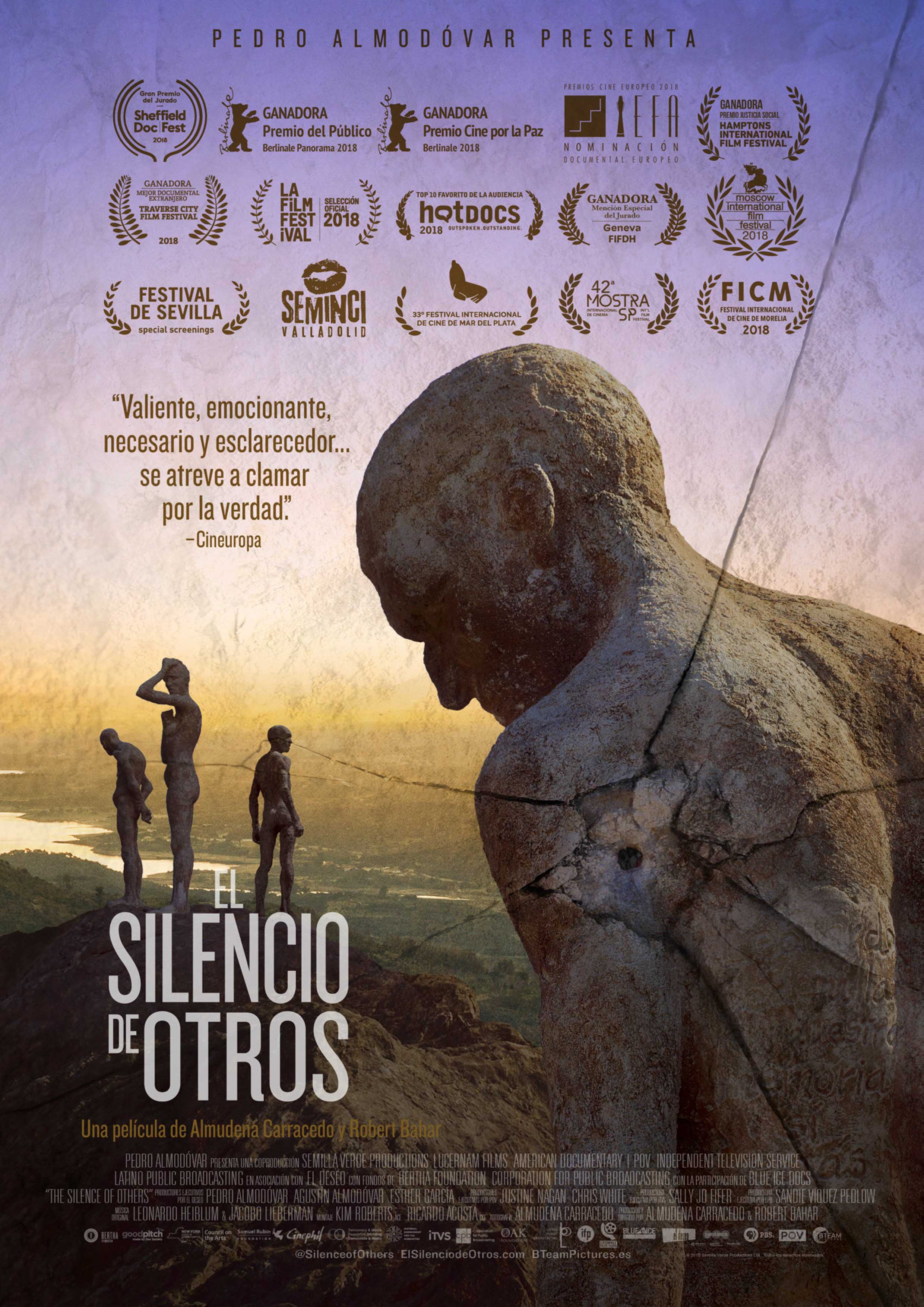 Cartel de "El silencio de otros" Documental expuesto en la I Semana por la Memoria Democrática