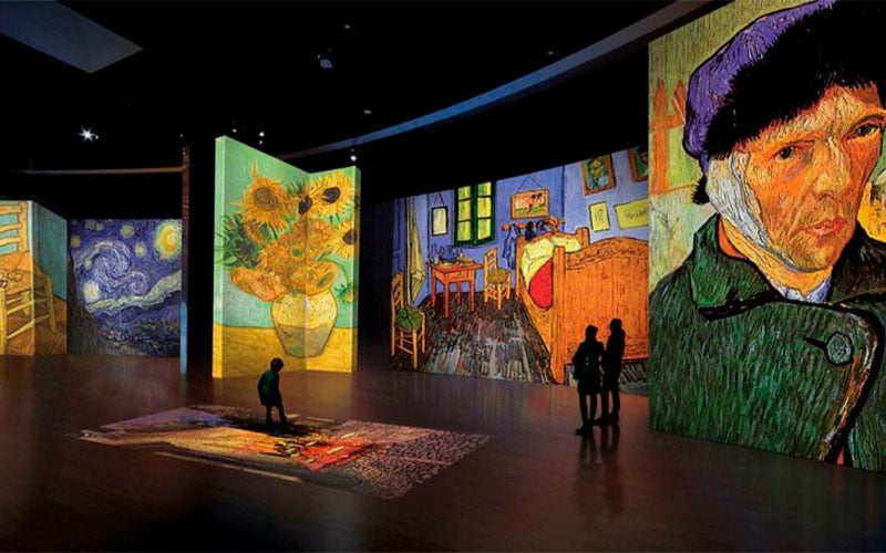 Exposición“Van Gogh Alive-The experience”, en el Círculo de Bellas Artes de Madrid.