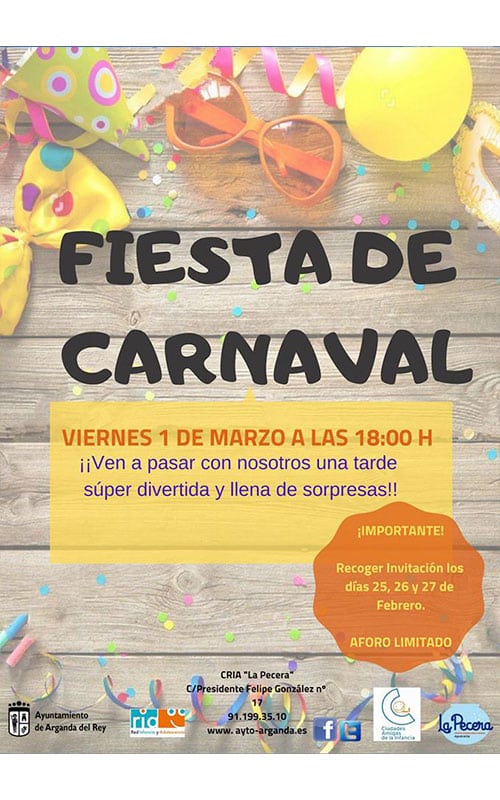 Fiesta de Carnaval 2019 en Arganda
