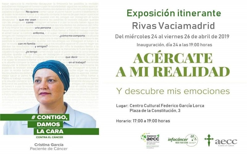 La AECC muestra en una exposición en Rivas las emociones de pacientes con cáncer