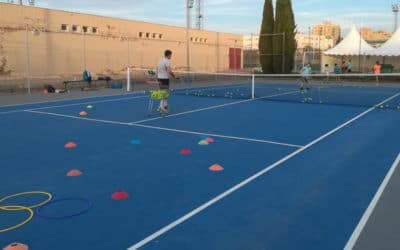 El polideportivo Parque del Sureste renueva sus pistas de tenis y suma dos de pickleball