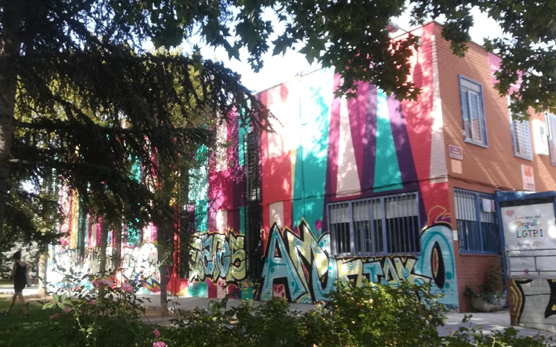 mural boa mistura parque asturias rivas grafitis