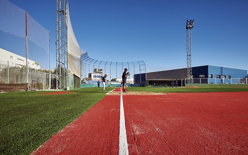 campo beisbol sofbol hierba artificial rivas