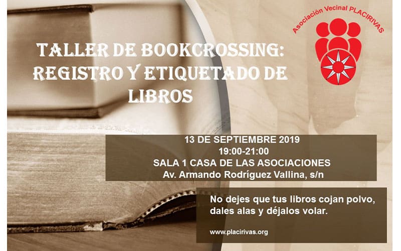 Taller de bookcrossing: Registro y etiquetado de libros