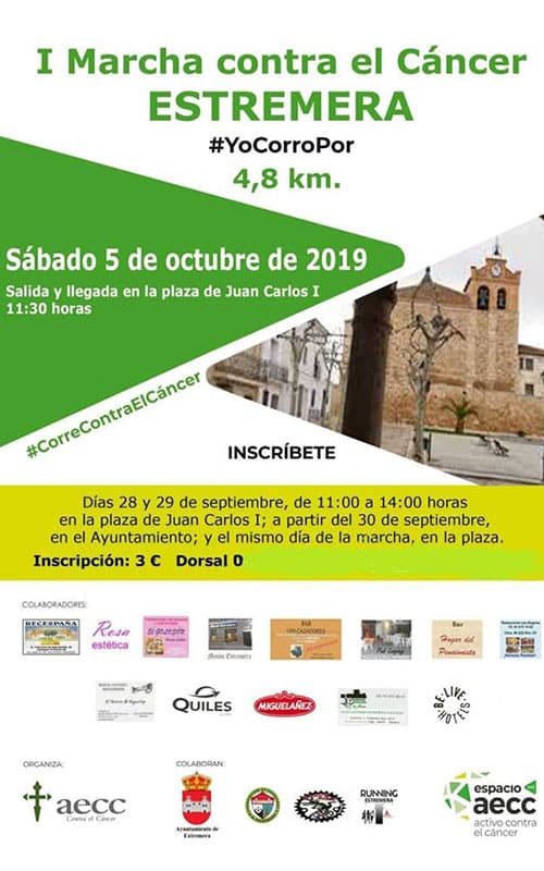 I marcha contra el cáncer Estremera