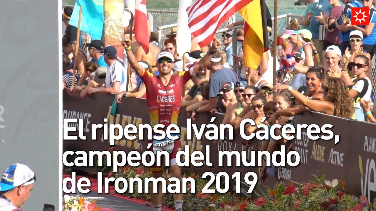 iván cáceres, ironman 2019, campeón del mundo