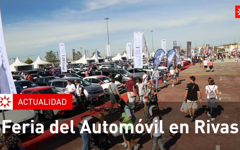 Vídeo: miles de visitantes acuden a la 4ª Feria del Automóvil de Rivas