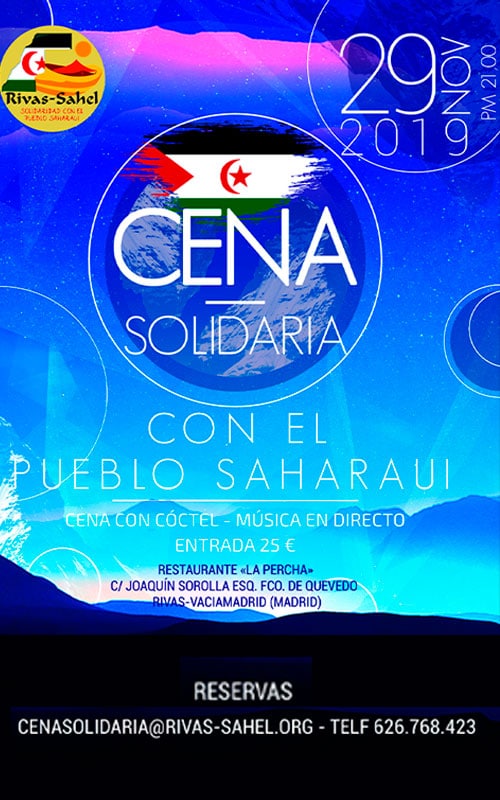 Cena solidaria con el pueblo Saharaui