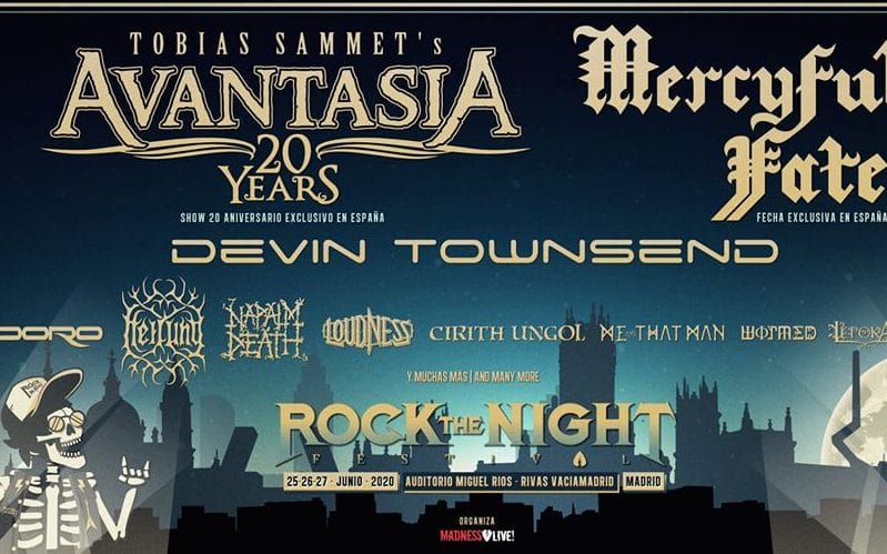 Avantasia y Mercyful Fate encabezan el cartel del Rock the Night Festival 2020 en Rivas