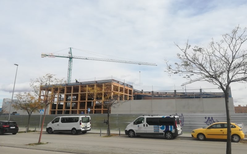 Centro Deportivo Supera Rivas La Luna, en construcción