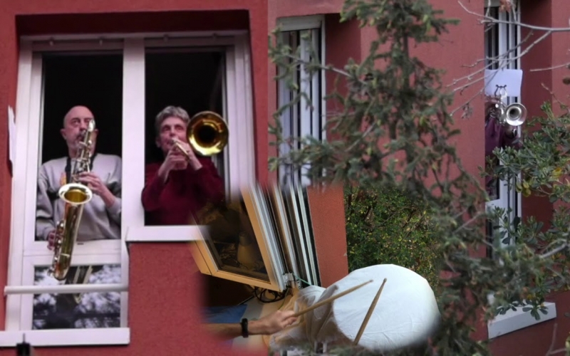 La 'cucavirus': música de balcón y cuarentena en la 'Pablo'