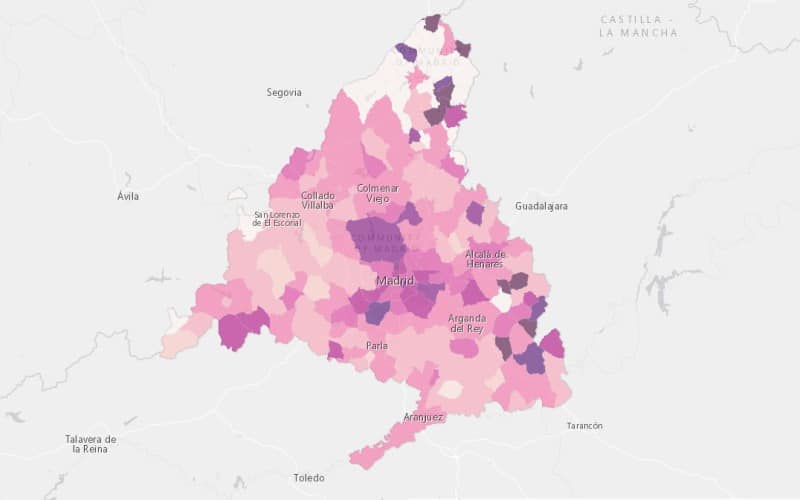 Mapa interactivo: la incidencia del coronavirus, actualizada municipio a municipio