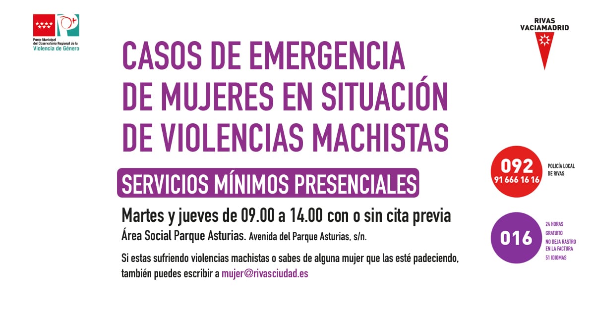 Ayuda violencia machista rivas