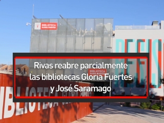Rivas reabre parcialmente las bibliotecas Gloria Fuertes y José Saramago hace 1 díaVer más