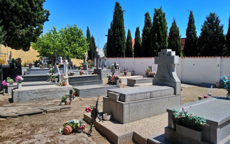 El cementerio de Rivas Vaciamadrid, en 2020