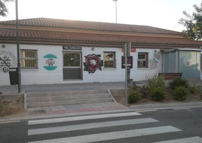 Pintadas nazis en la Casa de Asociaciones del Casco Urbano de Rivas