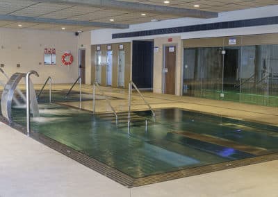 Zona de spa del Centro Deportivo Supera Rivas La Luna (©Fernando Galán)