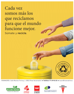Imagen de la campaña del Ayuntamiento de Rivas y Ecoembes