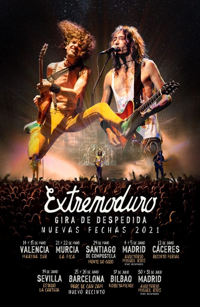 Nuevas fechas de la gira de conciertos de Extremoduro