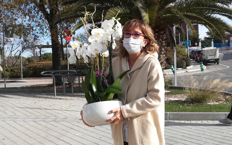 Toñi, matrona del Centro de Salud Santa Mónica, se jubila