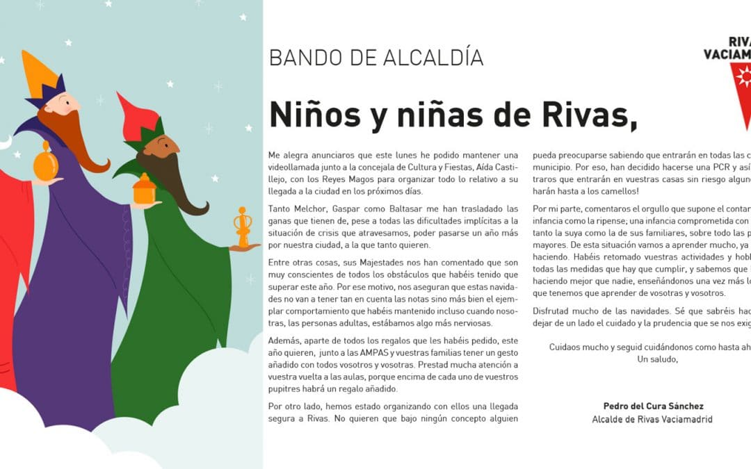Los Reyes Magos preparan su ‘llegada segura’ a Rivas Vaciamadrid
