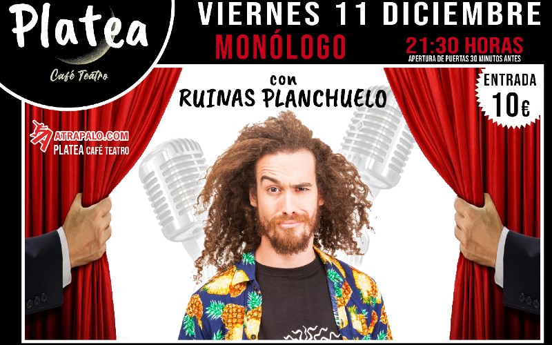 Comedia en directo con Rivas Planchuelo en Platea Café Teatro