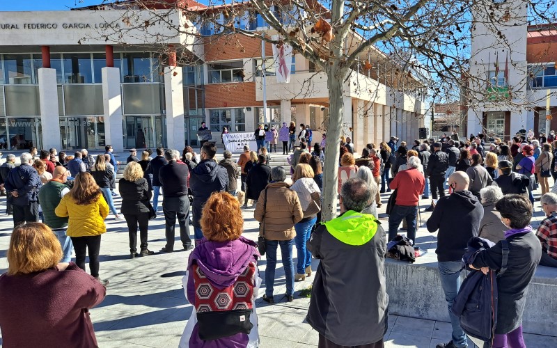 Más de 200 personas protestan en Rivas contra la «justicia patriarcal»: «La sentencia del Tribunal Supremo es la octava puñalada a Matilde»