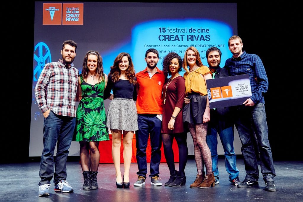 Gala de clausura y entrega de premios del concurso de cortos del Festival de Cine de Rivas en 2016