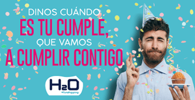 El centro comercial H2O de Rivas celebra tu cumpleaños con regalos y descuentos