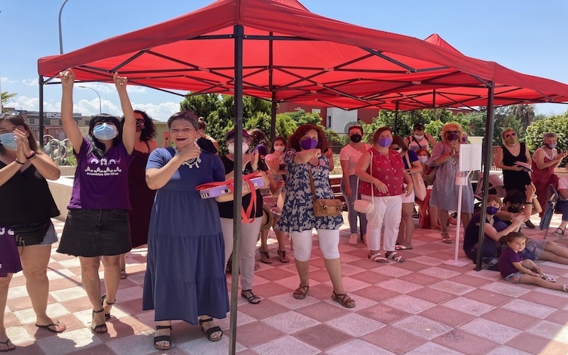 Inauguración de la Casa Feminista en Rivas Vaciamadrid, ubicada junto al Centro de Iniciativas Empresariales de la localidad